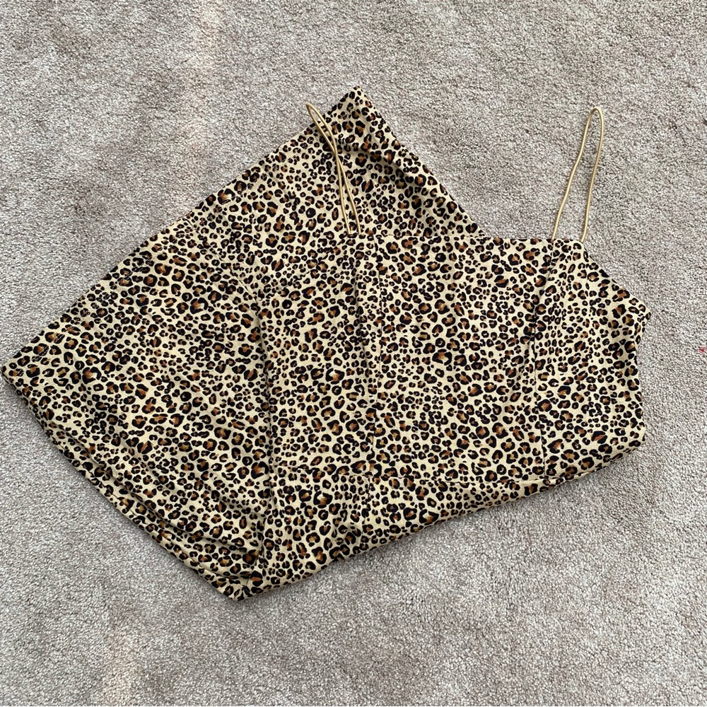 Leopard Print Mini Dress